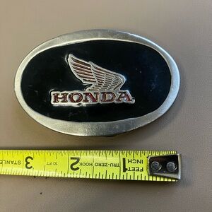 Vintage Honda Motorcycle Belt Buckle, Unisex removable, original condition
